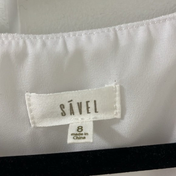 Savel white linen wrap dress - Picture 2 of 4